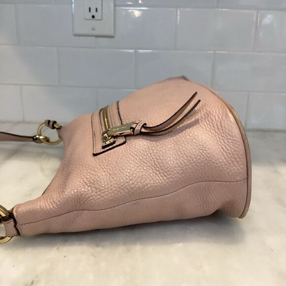 Michael Kors Rhea Medium Pebbled Leather Convertible Shoulder Bag - Picture 9 of 15